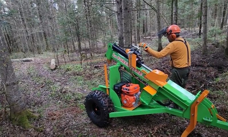 La Forestière V07 au travail.